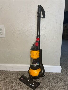 Dyson Kids Pretend Upright Vacuum in Yellow, Black and Red